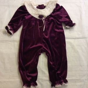 NWT Rose Cottage LS One Piece 12 M